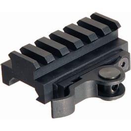 Aimshot AimShot MT61172 Rail Mount Black Anodized Quick Release Picatinny Rail 14mm Mount Height Aluminum