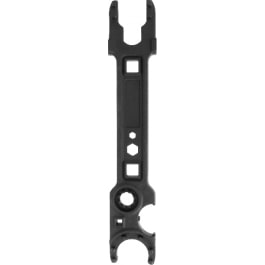 TacFire TL022 <em>Armorer's</em> Combo <em>Wrench</em> Black Steel Rifle <em>AR</em> Platform Steel Handle