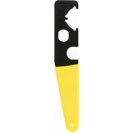 TacFire TL006 <em>Armorer's</em> Stock <em>Wrench</em> Black/Yellow Steel Rifle <em>AR-15</em> Rubber Handle
