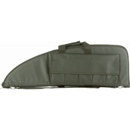 <em>NcStar</em> CV290736 <em>VISM</em> <em>Rifle</em> <em>Case</em> with Double Zippers, ID Holder, Foam Padding & Black Finish 36" L x 13" H Interior Dimensions