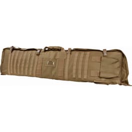 <em>NCStar</em> CVSM2913T Deluxe <em>Rifle</em> <em>Case</em>/<em>Shooting</em> <em>Mat</em> Gun <em>Case</em>/Drag <em>Mat</em> 48" x 11" x 1.75" Tan