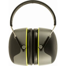 Peltor 97042PEL6C Sport Ultimate Muff 30 dB Over the Head Gray Ear Cups with Adjustable Black Headband for Adults 1 Pair