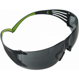 <em>3M</em> Peltor SF400PG8 Sport SecureFit 400 Shooting/Sporting Glasses Black/Green Frame Gray Polycarbonate Lens 1 Pair