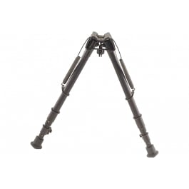 Harris Engineering Harris Bipods 251A2 Non-Swivel 25 Swivel Stud, 12-25", Black Steel/Aluminum, Rubber Feet