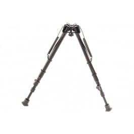 Harris Engineering Harris Bipods 25C1A2 Non-Swivel 25C Swivel Stud, 13.50-27", Black Steel/Aluminum, Rubber Feet