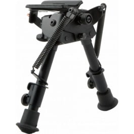 Harris Engineering Harris Bipods BRS Swivel BR Swivel Stud, 6-9", Black Steel/Aluminum, Rubber Feet