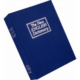 Bulldog BD1180 Deluxe Diversion Book Safe 7.75" W <em>x</em> <em>10</em>.5" H <em>x</em> 2.75" D (Exterior) Blue