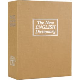 Bulldog BD1182 Deluxe Diversion Book Safe 7.75" W <em>x</em> <em>10</em>.5" H <em>x</em> 2.75" D (Exterior) Brown