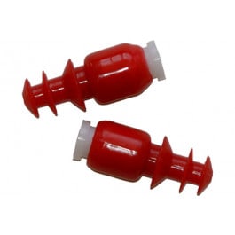 Radians CF7000BP Cease <em>Fire</em> Earplugs Baffle <em>In</em> Ear Red Plugs for Adults <em>1</em> Pair