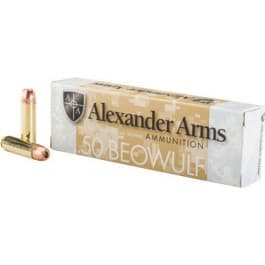 Alexander Arms Alexander Arms .50 Beowulf 350gr Hornady XTP Hollow Point 20/Box