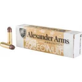Alexander Arms Alexander Arms PolyCase Inceptor ARX .50 Beowulf 200gr ARX 20 Rounds Metal-Filled Polymer Case