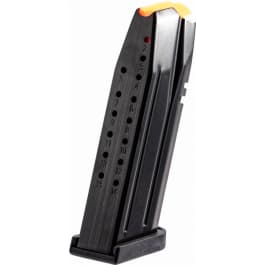 CZ-USA P-10C/P-07 Magazine 11420 9mm Luger 15 Rounds Black Steel Compatible with P-10C, P-07