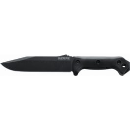 <em>Ka-Bar</em> BK7 Becker Combat Utility <em>7"</em> Fixed 1095 Carbon Clip Point Blade Black Zytel