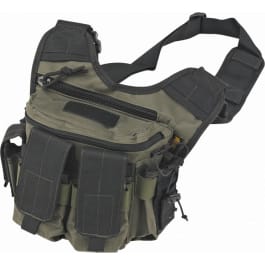 US PeaceKeeper P20305 Rapid Deployment Pack Range Bag Tactical 600D Polyester 12" <em>x</em> <em>10</em>" <em>x</em> 3" OD Green