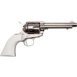 Cimarron PP410LNI Uberti Frontier 45LC 4.75 NKL Laser Engrave Revolver