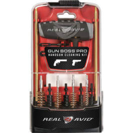 Real Avid AVGBPROP <em>Gun</em> Boss <em>Cleaning</em> <em>Kit</em> Multi-Caliber Pistol Firearm Slotted Tip 12.50" Long Bronze Bristles Includes Case