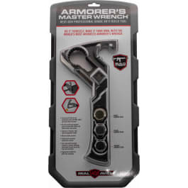 Real Avid AVAR15AMW <em>Armorer's</em> Master <em>Wrench</em> Black Stainless Steel <em>AR</em> Platforms Steel Handle