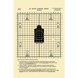 Action Target ALTC2100 Sighting Zeroing Center Mass Tagboard Hanging 25 Meters 8.75" x 11.50" Black/<em>White</em> 100 Per Box