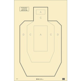 Action <em>Target</em> <em>IPSC</em>-P-100 Uspsa Paper Targets 100 BX