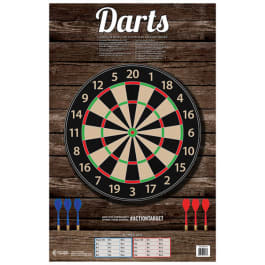Action <em>Target</em> GSDARTS100 Entertainment  Dart Board Paper Hanging 23" x 35" Multi-Color 100 Per Box