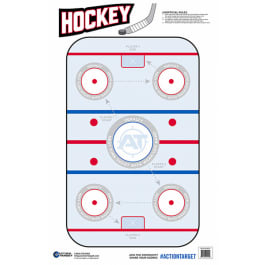 Action <em>Target</em> GSHOCKEY100 Entertainment  Hockeye Paper Hanging 23" x 35" Blue/White 100 Per Box