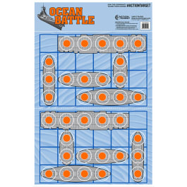 Action <em>Target</em> GSOCEAN100 Entertainment  Ships Paper Hanging 23" x 35" Blue/Red 100 Per Box