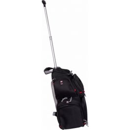 G*Outdoors 1711ROBP Handgunner Rolling Backpack/Range Bag 600D Polyester 16" <em>x</em> <em>10</em>" <em>x</em> 19" Black