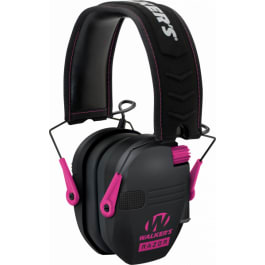 Walkers Game Ear Gwprsempnk Razor Electronic Slim Shooter Folding Muff 23 dB Black/Pink