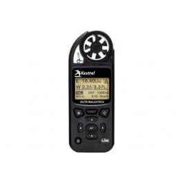 KestrelMeters 0857ALBLK 5700 Elite Weather Meter Black AA Link Connectivity Applied Ballistics