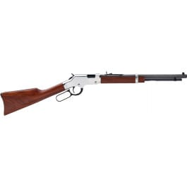 Henry H004SY Golden Boy Silver 16 LR/21 Short 17.00" Nickel Receiver/Blued Barrel Fixed Stock Right Hand