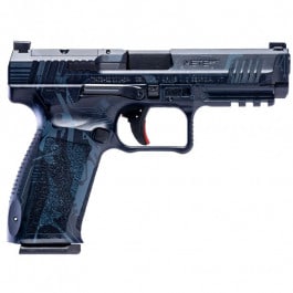 Canik HG5636BLC-N Mete SFT Polymer, Semi-Auto, <em>Striker</em> Fired Pistol, 4.5" Barrel, 3 Dot Sights, Optic Ready, 18 & 20 Rd Mag, Blue Cyber Cerakote      
