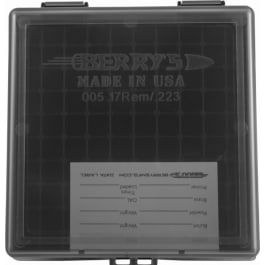 Berrys Berrys 11664 005 Ammo Box 223 REM,5.56x45mm NATO 100rd Smoke Lid w/Black Bottom