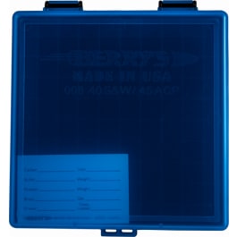 Berrys Berrys 67789 008 Ammo Box 40 S&W,45 ACP 100rd Blue Lid w/Black Bottom