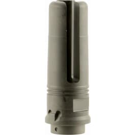 <em>SureFire</em> SF3P7625824 SOCOM 3-Prong Flash Hider Black DLC Stainless Steel with 5/8"-24 tpi Threads & 2.60" OAL for 7.62mm AR-10