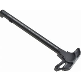 Strike <em>Industries</em> Siarchelbk AR Charging Handle with Extended Latch 7075 T6 Aluminum Black Hardcoat Anodized