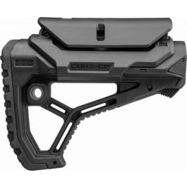 FAB Defense FXGLCORECPB GL-Core CP Buttstock Adjustable Cheekrest Matte Black Synthetic for AR-15, M4