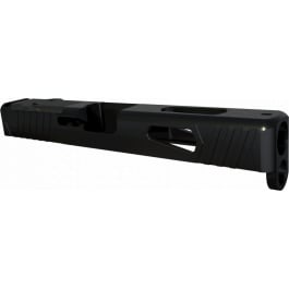 Rival Arms RA10G106A Precision Slide Doc Optic <em>Cut</em> Compatible with <em>Glock</em> 17 Gen 4 17-4 Stainless Steel Black
