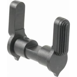 TacFire MAR095A AR-15 Ambidextrous Safety Selector, Steel, 1.25" Length, Black Finish