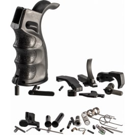 TacFire LPK02B308 AR-10 Lower Parts Kit  308 Win Black PGAR-B Pistol Grip Grip