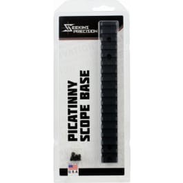 Seekins Precision 0010710005 MOA <em>Scope</em> <em>Base</em>  with 20 MOA <em>Remington</em> <em>700</em> Long Action Matte Black Hardcoat Anodized