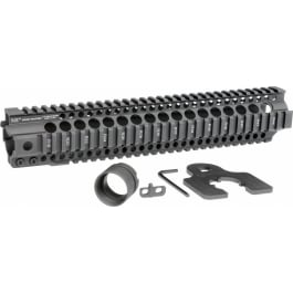 MIDWEST <em>INDUSTRIES</em> INC MICRT12625 T-Series AR-15 6061 Aluminum Black Hard Coat Anodized 12.625"