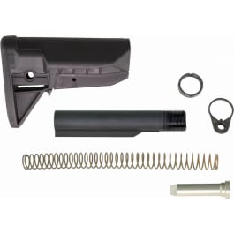<em>Bravo</em> GFSKMOD0SPMD BCMGunfighter AR-15 Sopmod Widebody Stock <em>Kit</em> Polymer Black