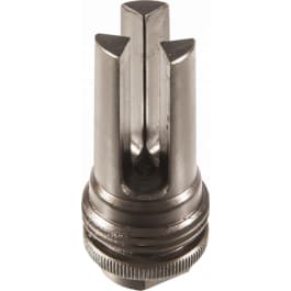 SilencerCo AC141 ASR Flash Hider Black Steel with 1/2"-28 tpi Threads for 5.56x45mm NATO