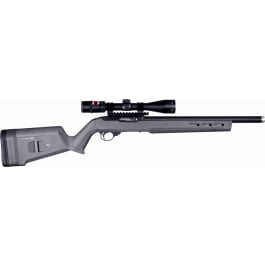 Magpul MAG548-GRY Hunter X-22 Stock Ruger 10/22 Reinforced Polymer Gray M-LOK Slots