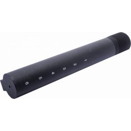 Spikes <em>Tactical</em> SLA500R Mil-Spec Buffer Tube 6-Position 7075 T6 Aluminum Black Hardcoat Anodzied