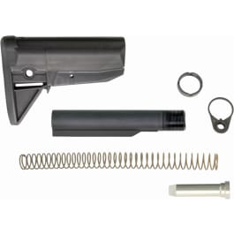 <em>Bravo</em> GFSKMOD0BLK BCMGunfighter AR-15 Mod 0 Stock <em>Kit</em> Polymer/Aluminum Black