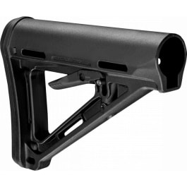 Magpul MAG400-BLK MOE Carbine Stock Black Synthetic for AR-15, <em>M16</em>, M4 <em>Mil</em>-<em>Spec</em> Tube (Tube Not Included)