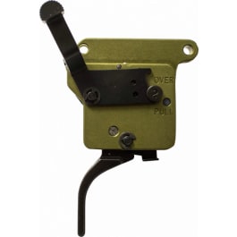 <em>Timney</em> <em>Trigger</em>s 510V2 Elite Hunter  Curved <em>Trigger</em> with 3 lbs Draw Weight & Black/Green Finish for <em>Remington</em> <em>700</em> Right