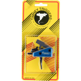 Timney <em>Trigger</em>s 663S-ST AR Targa <em>2</em>-<em>Stage</em> Long Straight <em>Trigger</em> Steel w/Aluminum Housing Black/Blue