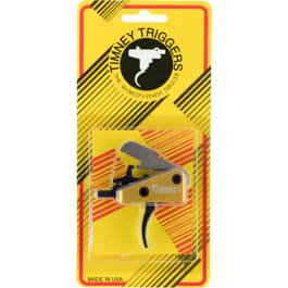 Timney <em>Trigger</em>s 667S AR15 Competition Curved <em>Trigger</em> with Small Pin Steel w/Aluminum Housing Black/Gold